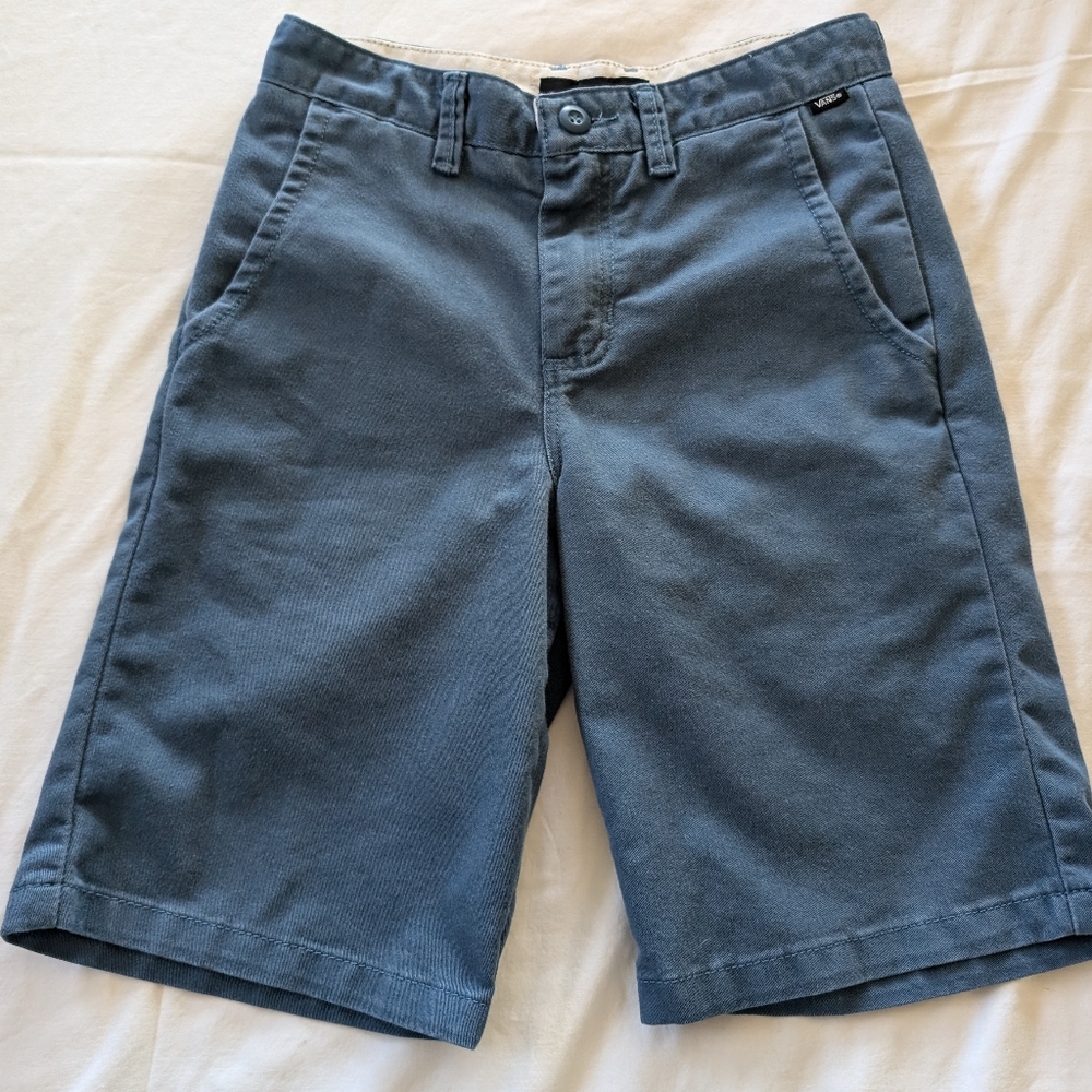 Vans Boys Blue Shorts - size 26